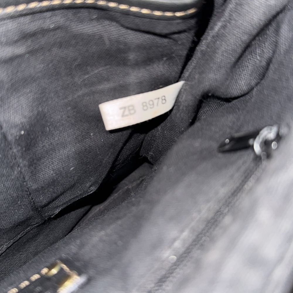 Fossil Black Leather Messenger Shoulder Bag - Picture 16 of 16